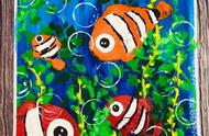 小丑鱼的儿童画展示